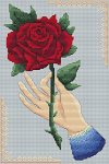 (image for) Vintage Hand and Rose Tattoo